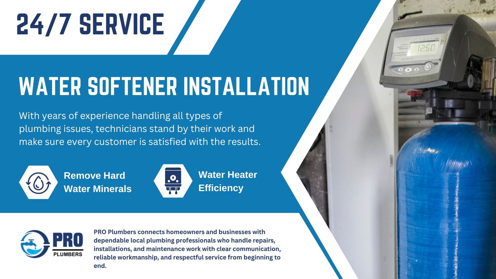 Water softener installation in Kyle, TX